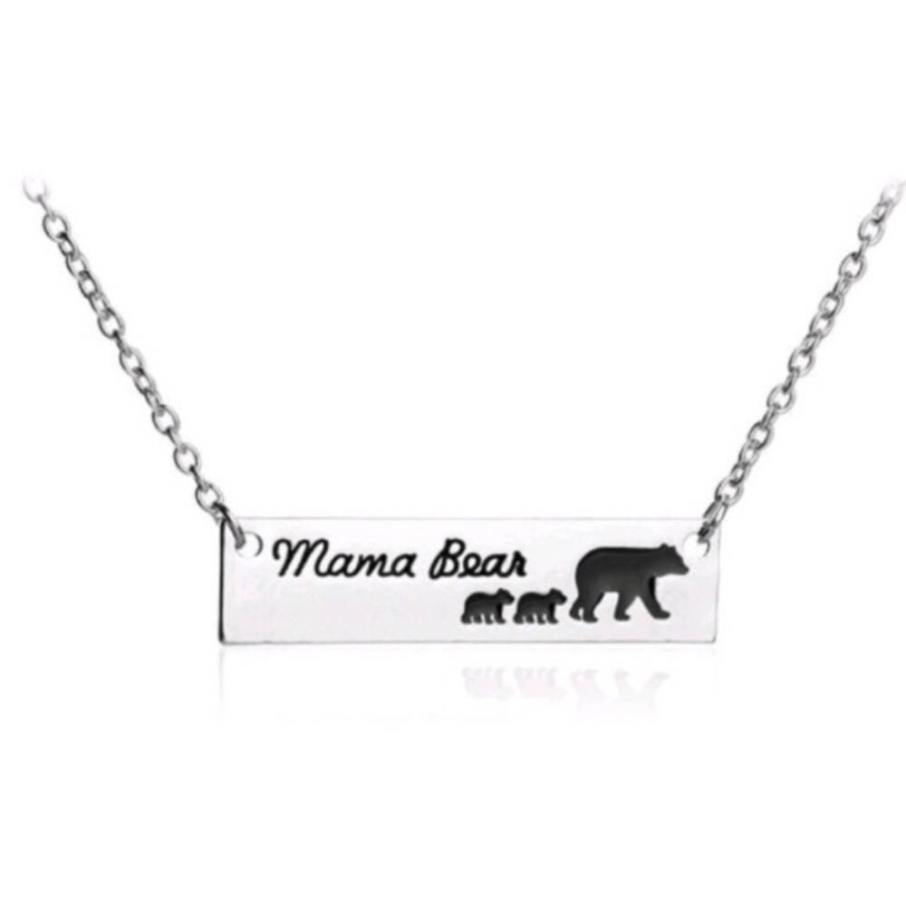 HOST PIC 🥳1/3/2021 NWT Mama bear 2  cubs necklace